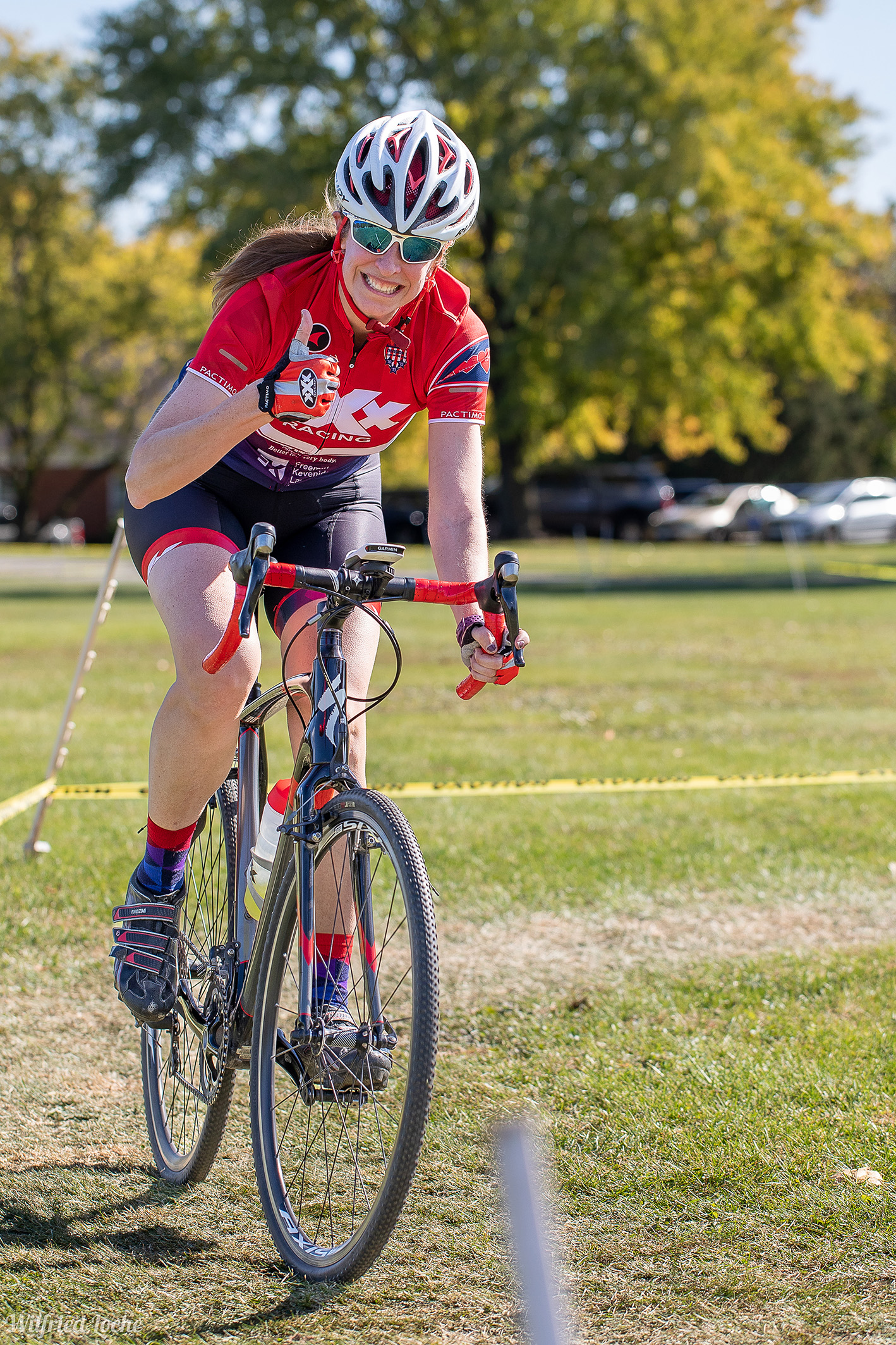 Cyclocross racer Sue Fay